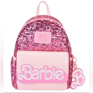 Loungefly Sequin Barbie 65th Anniversary Mini Backpack